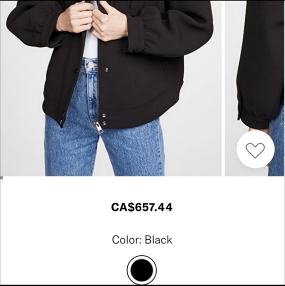 ba&sh Swing Jacket Black Size Small - Picture 4 of 7